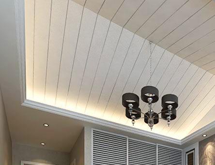 客廳鋁扣板吊頂實景圖片-輕奢客廳吊頂效果怎么樣