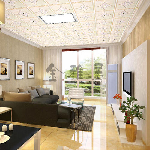 客廳仿集成吊頂-傳統扣板吊頂和集成吊頂選哪個