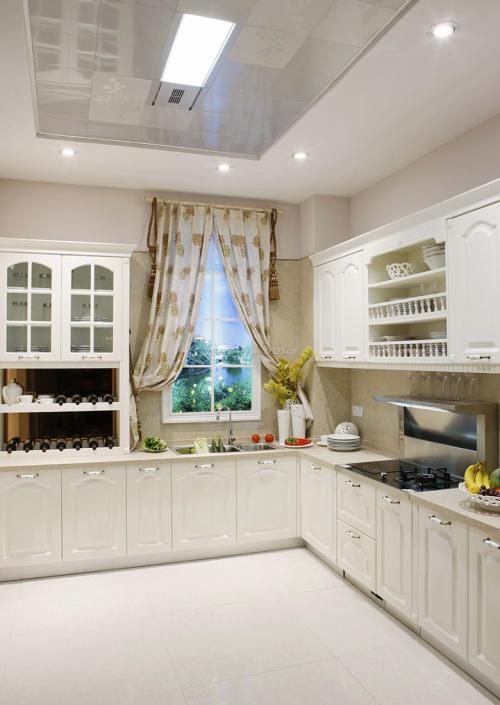 歐式廚房鋁扣板吊頂-客廳簡歐鋁扣板吊頂怎么裝的好看