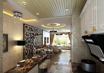 簡歐集成天花吊頂-客廳鋁天花吊頂效果圖大合集