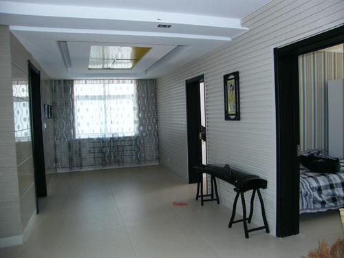 墻裙鋁扣板效果圖-中式鋁扣板吊頂效果圖