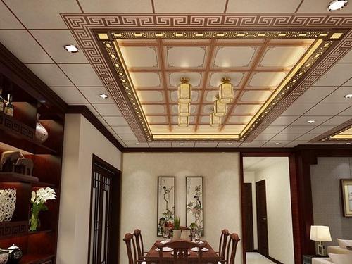 中式集成天花吊頂-新中式鋁扣板吊頂效果圖怎么樣