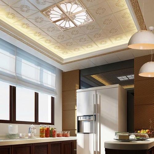2018鋁扣板吊頂效果圖-現代簡約風鋁扣板吊頂效果圖