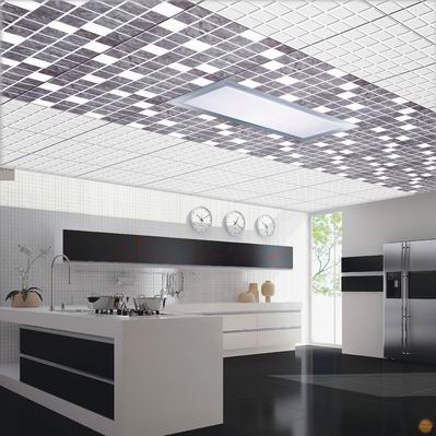 中端集成吊頂品牌-客廳鋁扣板吊頂廠家給你講講集成吊頂和石膏板怎么選