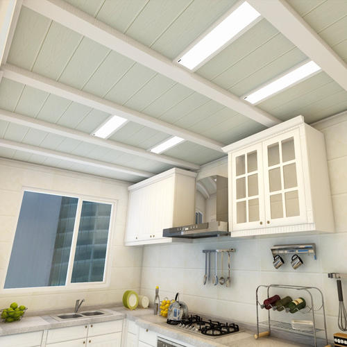 美式陽臺鋁扣板吊頂-陽臺吊頂材料