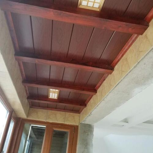 美式陽臺鋁扣板吊頂-陽臺吊頂材料