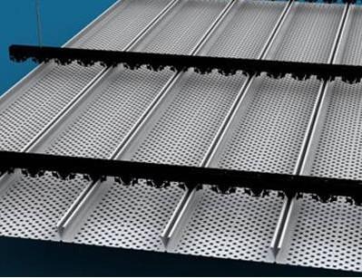 綠色鋁扣板-聽鋁扣板生產廠家講講鋁條扣特點有哪些