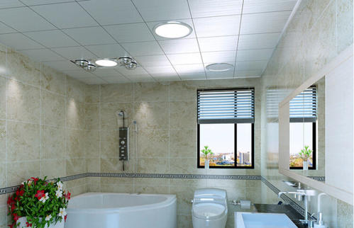 衛生間集成吊頂多功能一體-佛山鋁天花廠家教你兩招選定衛生間吊頂顏色