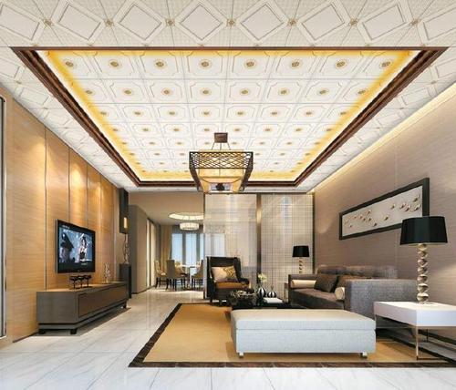 裝潢墻面鋁扣板好嗎-客廳用鋁扣板吊頂好嗎