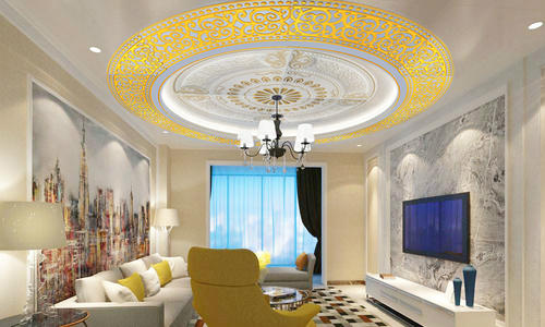 集成吊頂圓頂做法-客廳不裝集成吊頂可以嗎