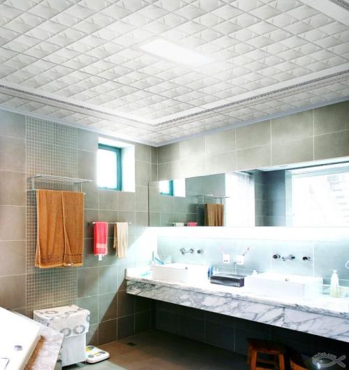 宜美家集成吊頂-鋁扣板吊頂豪宅家裝工程案例