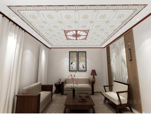 客廳中式集成吊頂-客廳鋁扣板吊頂廠家來總結