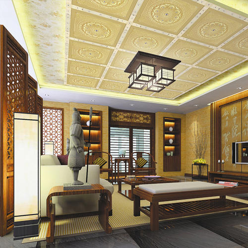 臥室二級集成吊頂-多款臥室集成鋁扣板吊頂效果圖