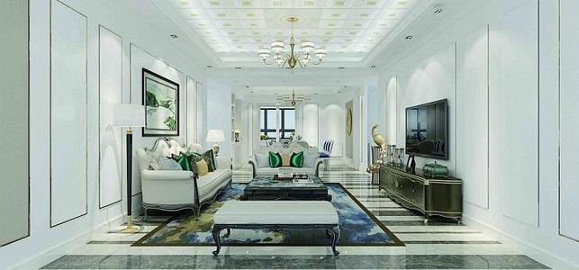 大客廳鋁扣板吊頂圖片-安裝鋁扣板吊頂用處