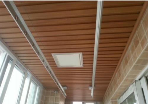無錫生態集成吊頂-陽臺吊頂用生態木還是鋁扣板吊頂