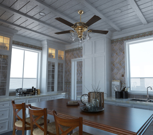 美式鄉村臥室鋁扣板吊頂-臥室鋁扣板吊頂廠家告訴你臥室吊頂必不必要