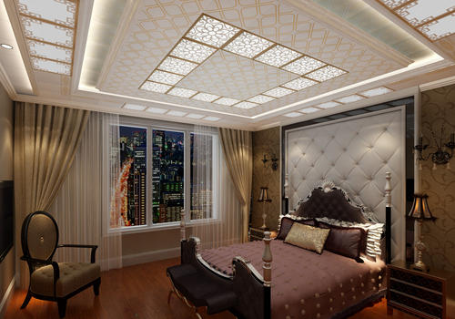 家庭鋁扣板-家庭裝修中背景墻使用木紋鋁方通