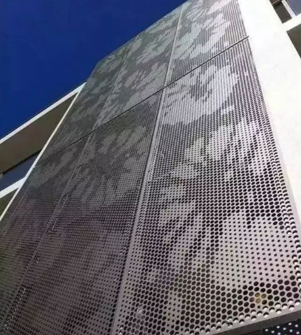 工程板鋁單板-穿孔鋁單板室內創(chuàng)意藝術裝潢工程案例