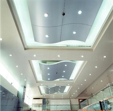 藝術鋁單板天花-弧形鋁方通藝術木紋鋁方通天花吊頂