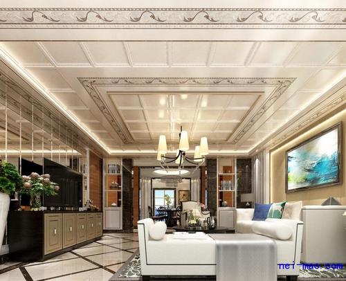 啞光鋁扣板效果-廚房啞光鋁扣板吊頂效果圖-啞光白鋁扣板吊頂效果圖