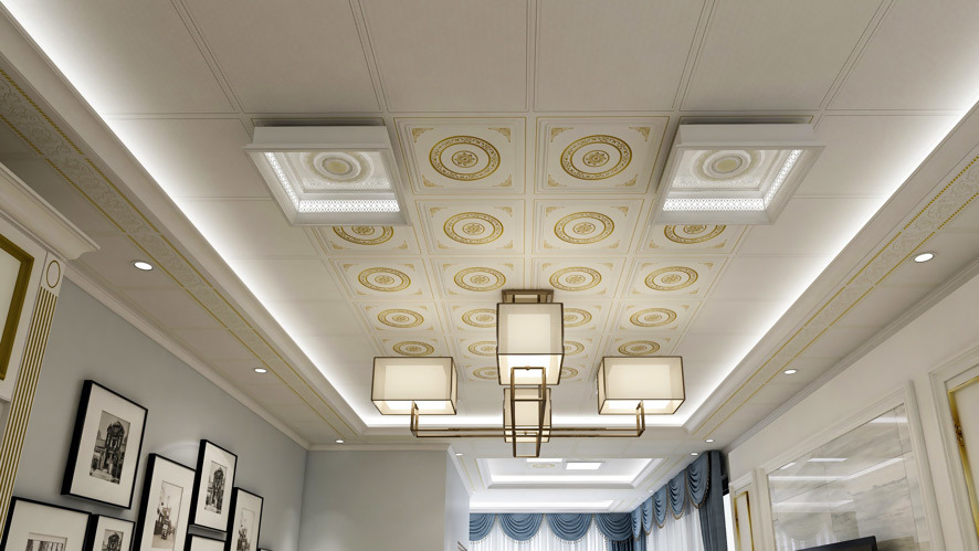 佛山美利龍客廳鋁扣板吊頂 佛山美利龍客廳鋁扣板吊頂