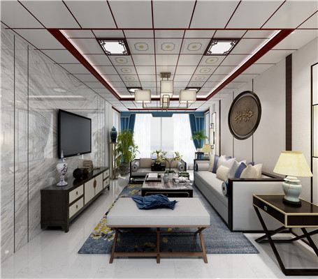 新中式吊頂效果圖 新中式吊頂效果圖