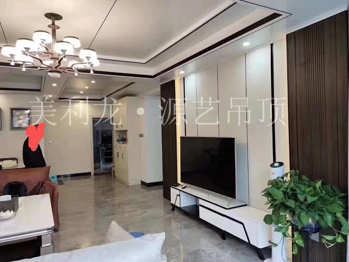 客廳鋁蜂窩板吊頂 客廳鋁蜂窩板吊頂