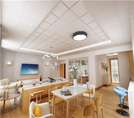 鋁扣板吊頂和PVC吊頂 鋁扣板吊頂和PVC吊頂