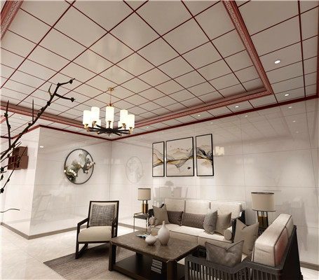 大廳鋁扣板吊頂效果圖 大廳鋁扣板吊頂效果圖