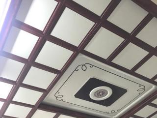 中式二級集成吊頂效果圖-二級鋁扣板吊頂有什么不同