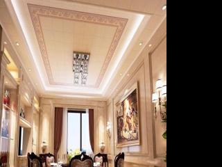 鋁扣板吊頂級頂圖片-鋁扣板異形頂怎么安