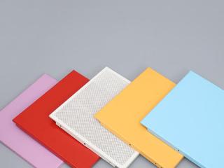 鋁扣板顏色款式圖片-新品時尚鋁蜂窩組合鋁扣板效果圖