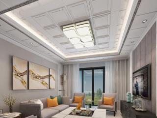 歐式集成吊頂客廳-2020吊頂客廳設計大全這里有