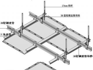 全吊鋁扣板吊頂圖-簡約鋁扣板吊頂效果圖
