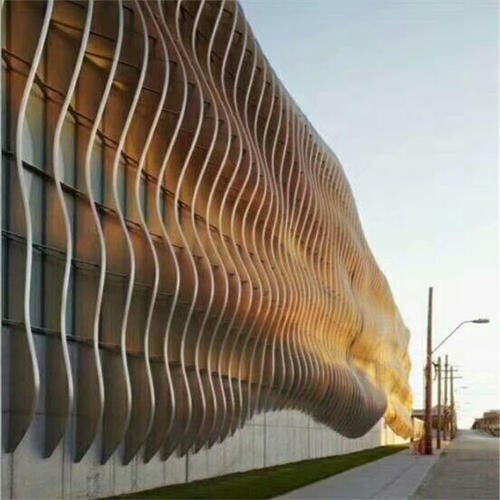 弧形外墻鋁方通 弧形外墻鋁方通